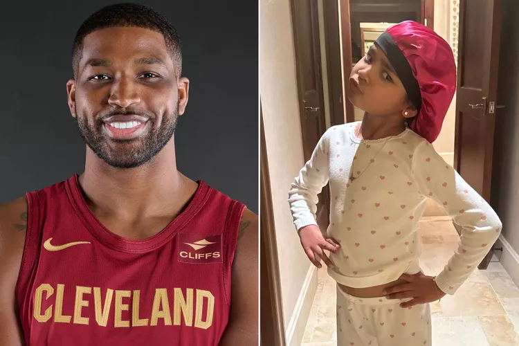  Tristan Thompson shared a glimpse into his family life with a charming snapshot of his daughter True, captioning the moment as a 'Mood' just before bedtime.
